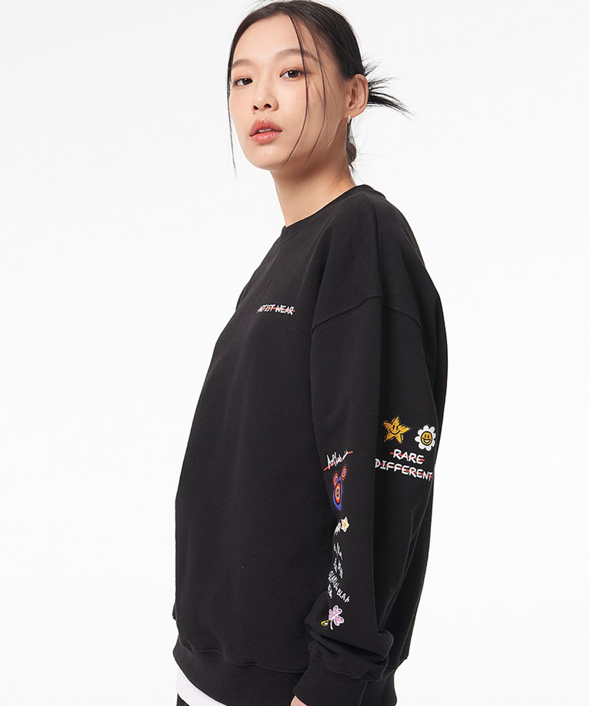 아티스트웨어(ARTISTWEAR) [ATW X 아트랩차차] 감성타투 맨투맨