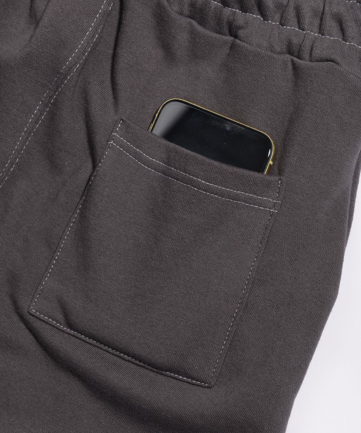 피스메이커(PIECE MAKER) STITCH SWEAT MAXI SKIRT (CHARCOAL)