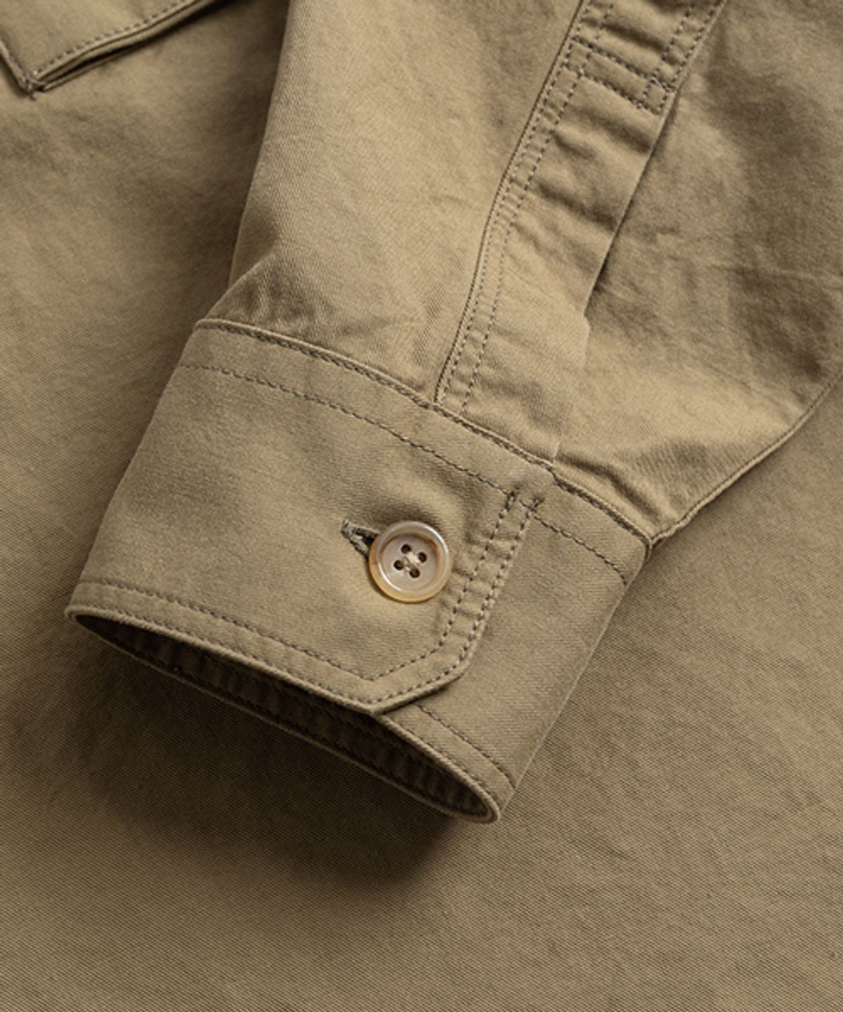 와일드 브릭스(WILD BRICKS) LW MILITARY PULLOVER SHIRT (olive)
