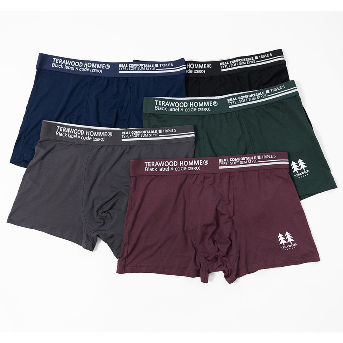 테라우드 홈웨어(TERAWOOD HOMEWEAR) 남성용 코드 제로 모달 드로즈 5종