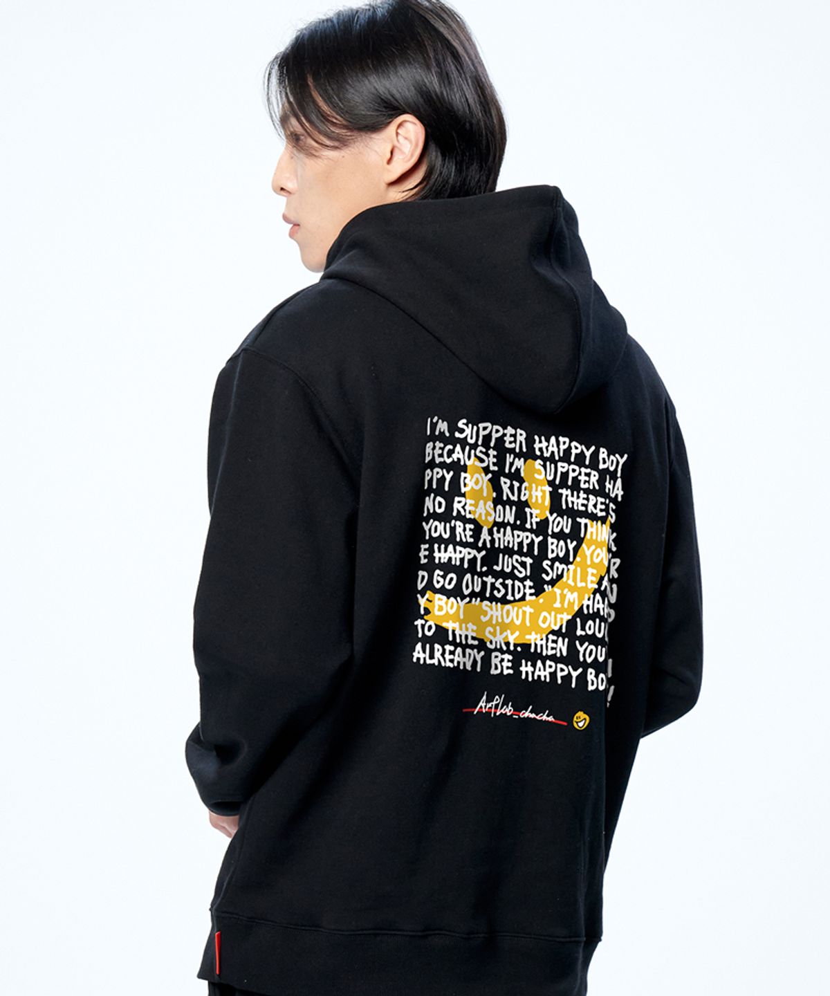 아티스트웨어(ARTISTWEAR) [ATW X 아트랩차차] 수퍼해피 후드티