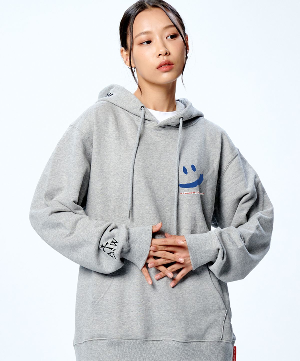 아티스트웨어(ARTISTWEAR) [ATW X 아트랩차차] 수퍼해피 후드티