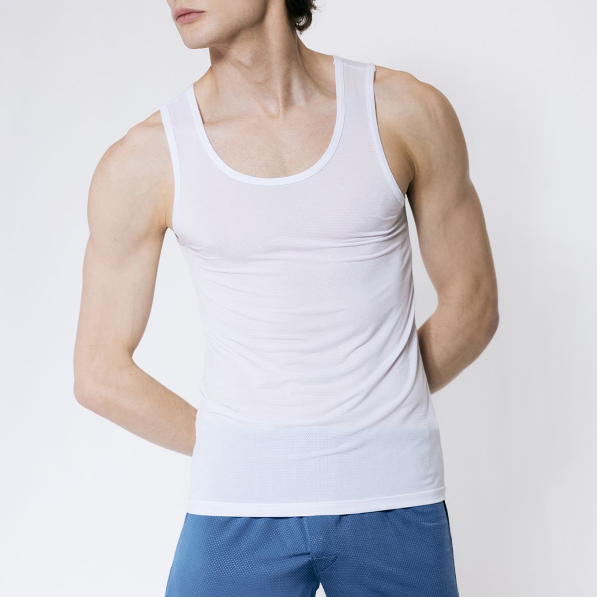 테라우드 홈웨어(TERAWOOD HOMEWEAR) 남성용 인팅 쿨링 인견 런닝 5종