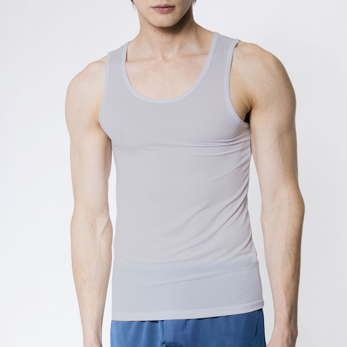 테라우드 홈웨어(TERAWOOD HOMEWEAR) 남성용 인팅 쿨링 인견 런닝 5종