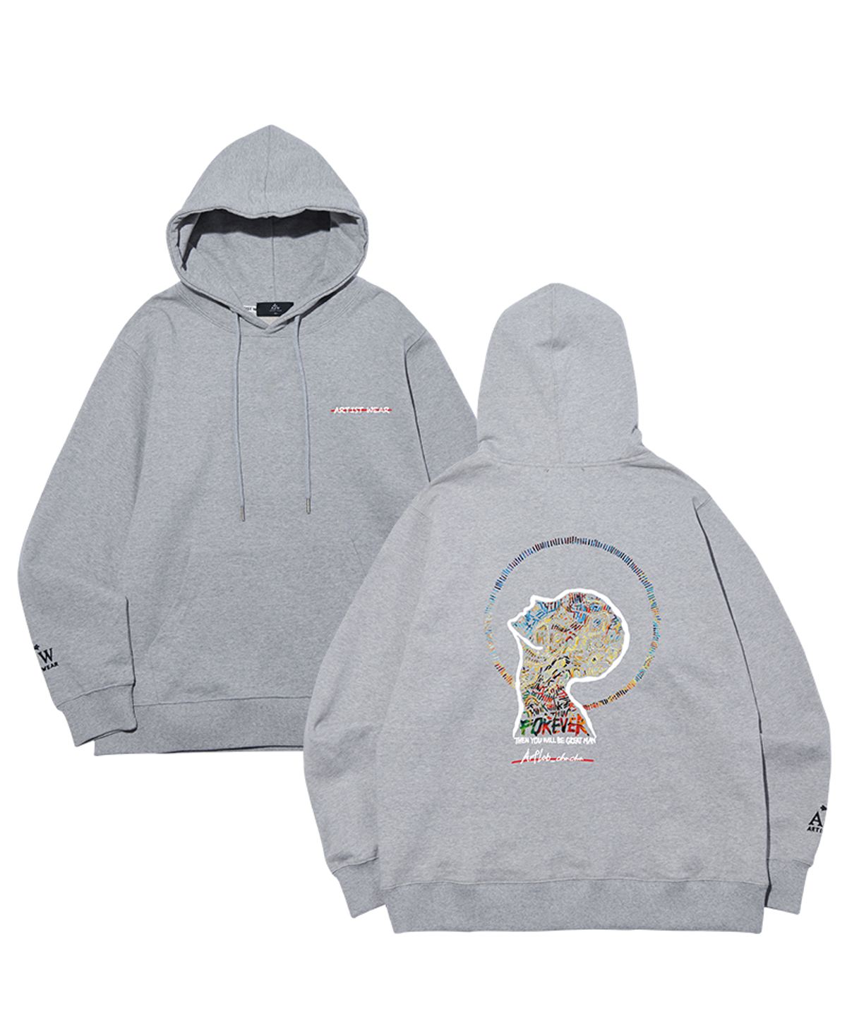 아티스트웨어(ARTISTWEAR) [ATW X 아트랩차차] 포에버씽크 후드티