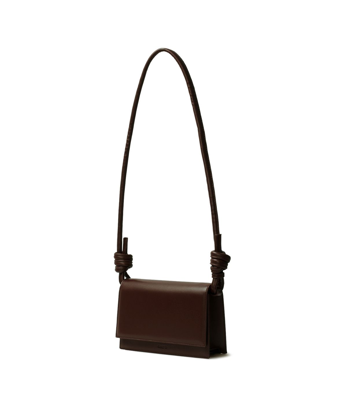 사비(4OUR B) Brick Rope Bag Chocolate