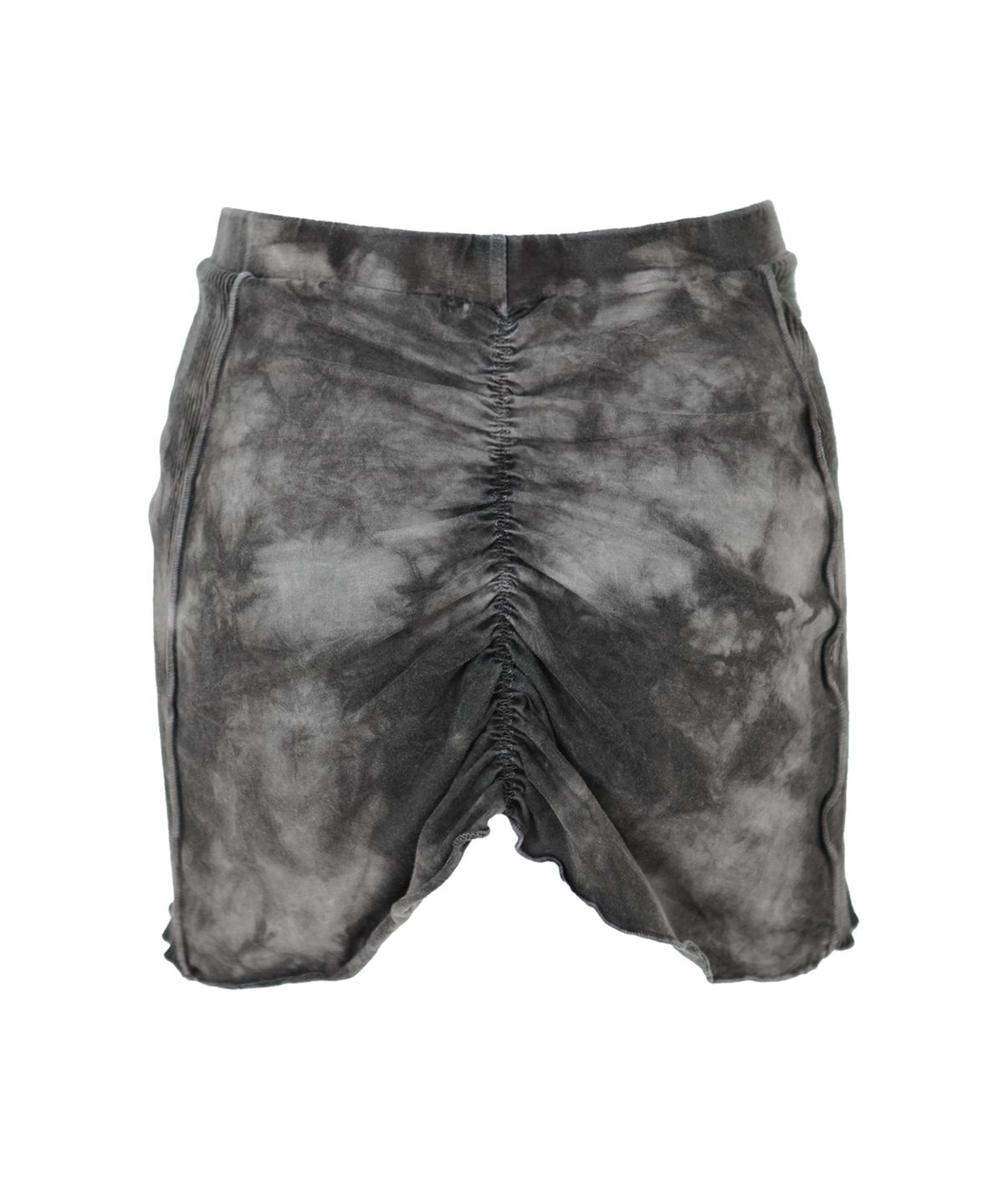 플라즈마스페어(PLASMA SPHERE) LIFT SKIRT IN BLACK(워싱 스커트)