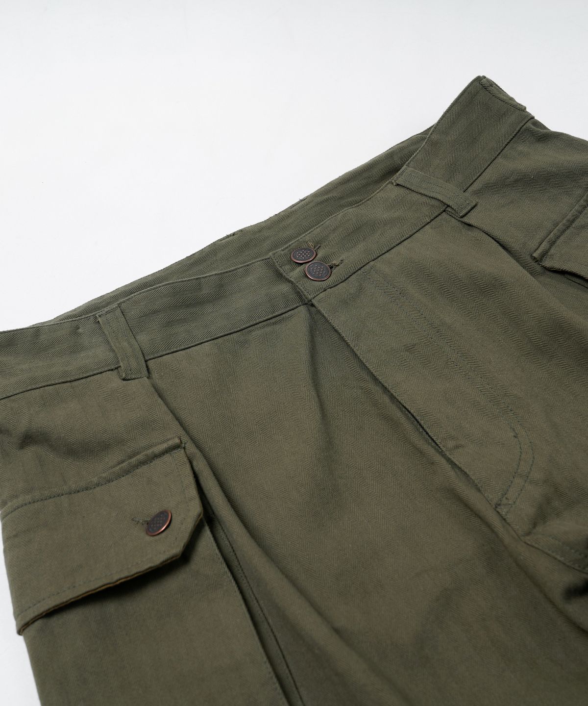 프리즘웍스(FRIZMWORKS) P44 HBT MONKEY PANTS _ OLIVE