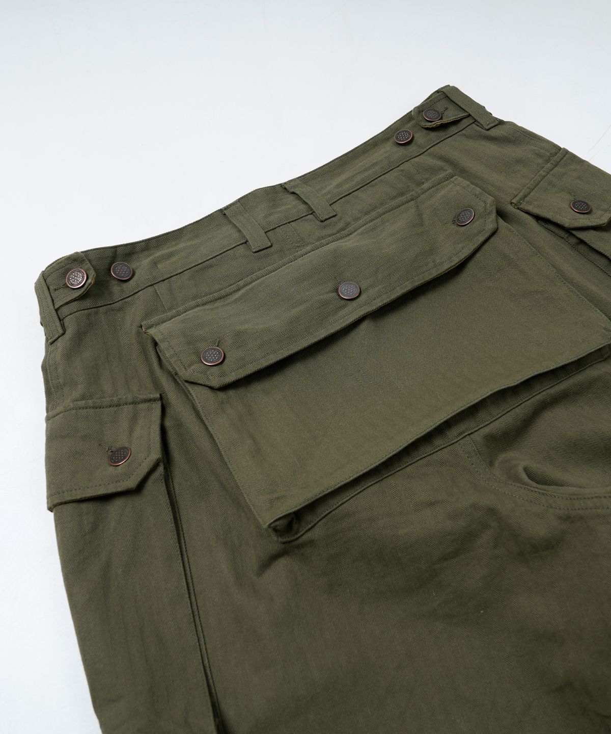 프리즘웍스(FRIZMWORKS) P44 HBT MONKEY PANTS _ OLIVE