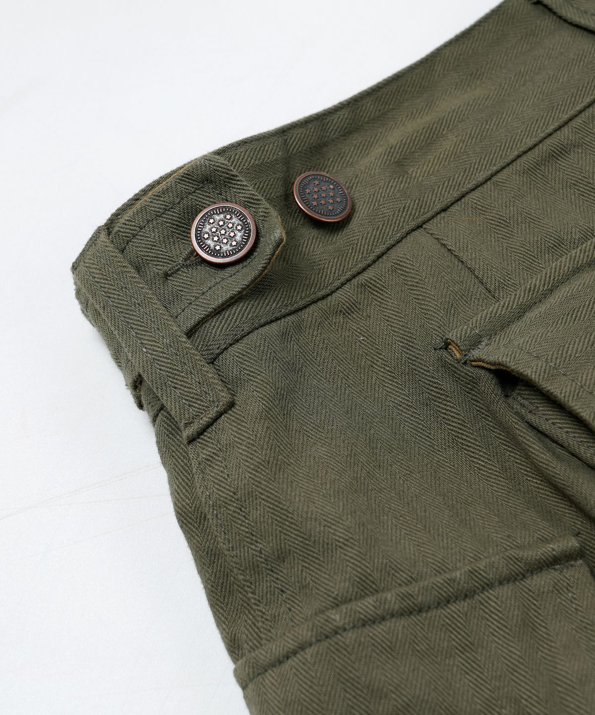 프리즘웍스(FRIZMWORKS) P44 HBT MONKEY PANTS _ OLIVE
