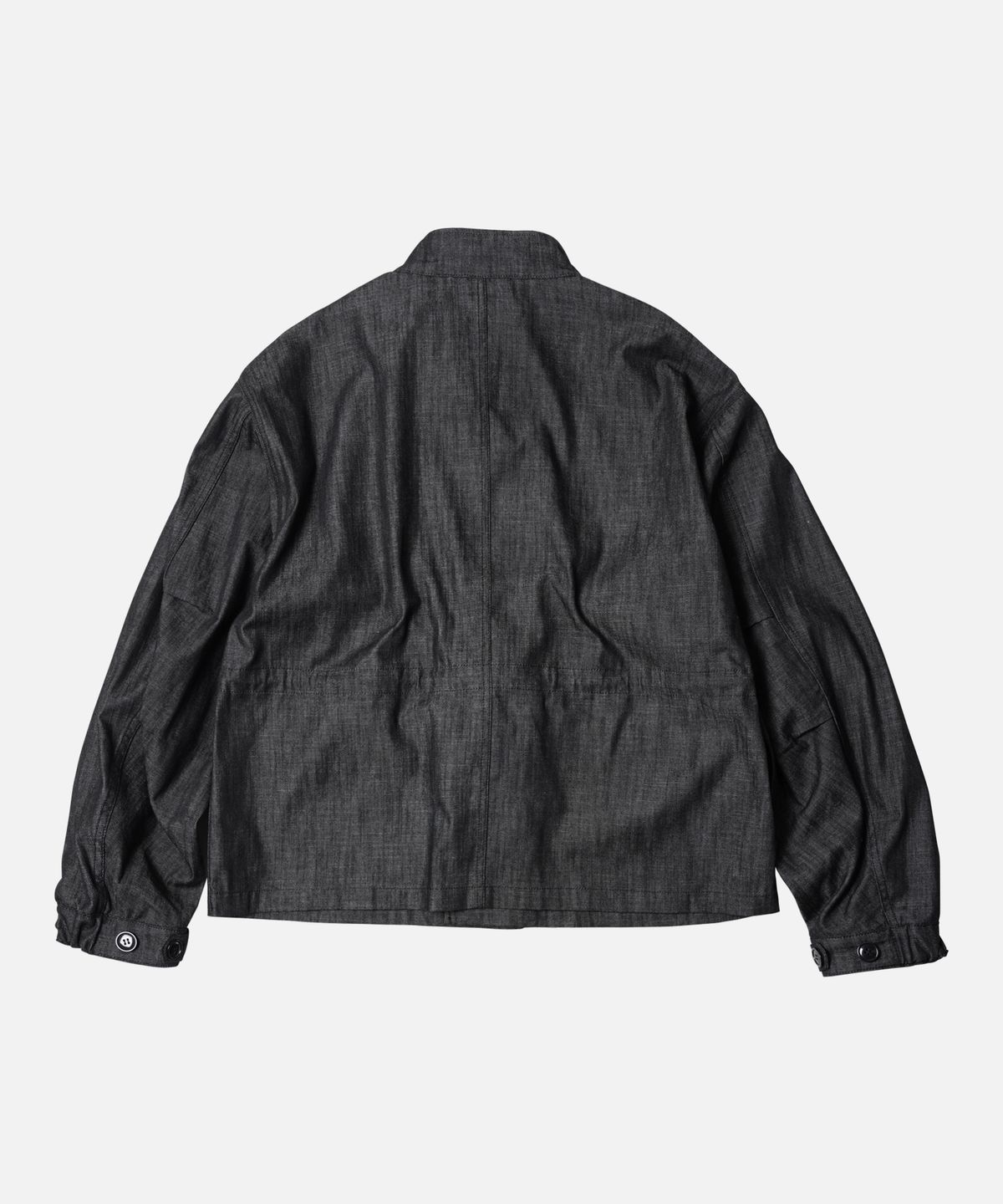 프리즘웍스(FRIZMWORKS) OSCAR DENIM FISHTAIL JACKET _ BLACK