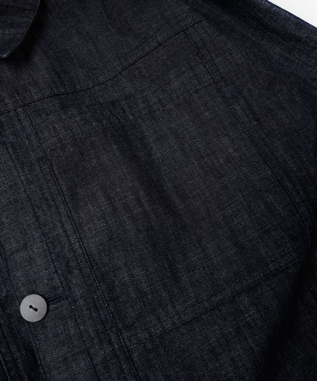 프리즘웍스(FRIZMWORKS) SHIRRING TRUCKER JACKET _ INDIGO