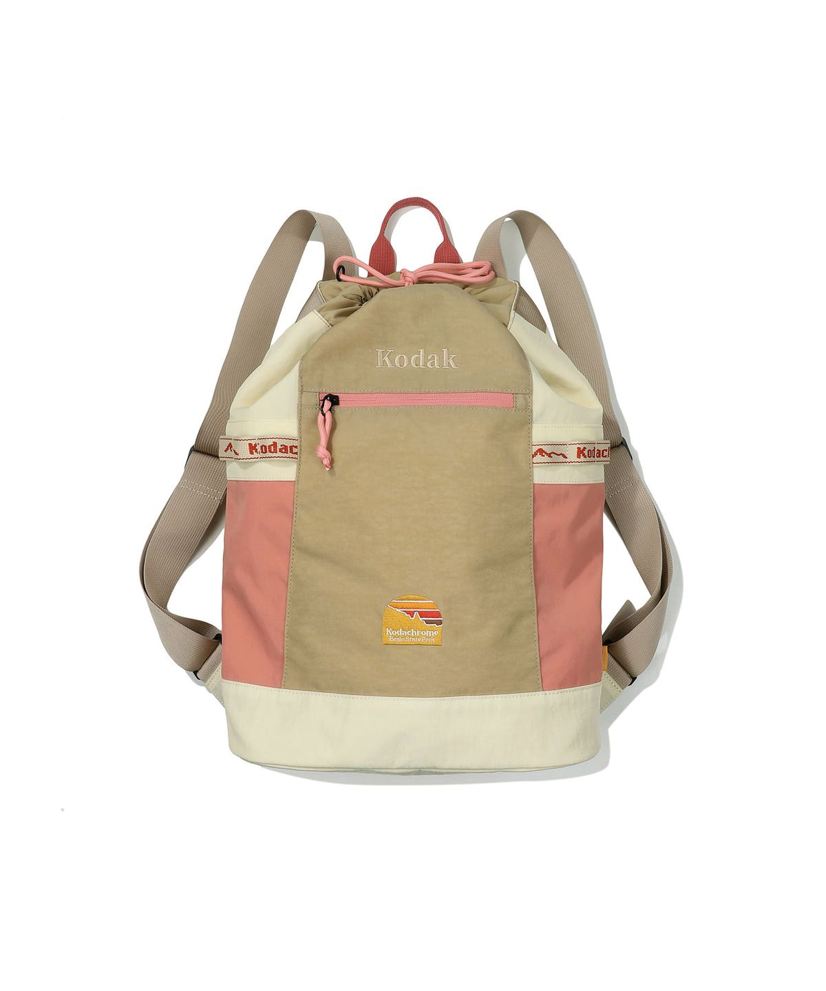 코닥(KODAK) 코다크롬 버킷 백팩 BEIGE