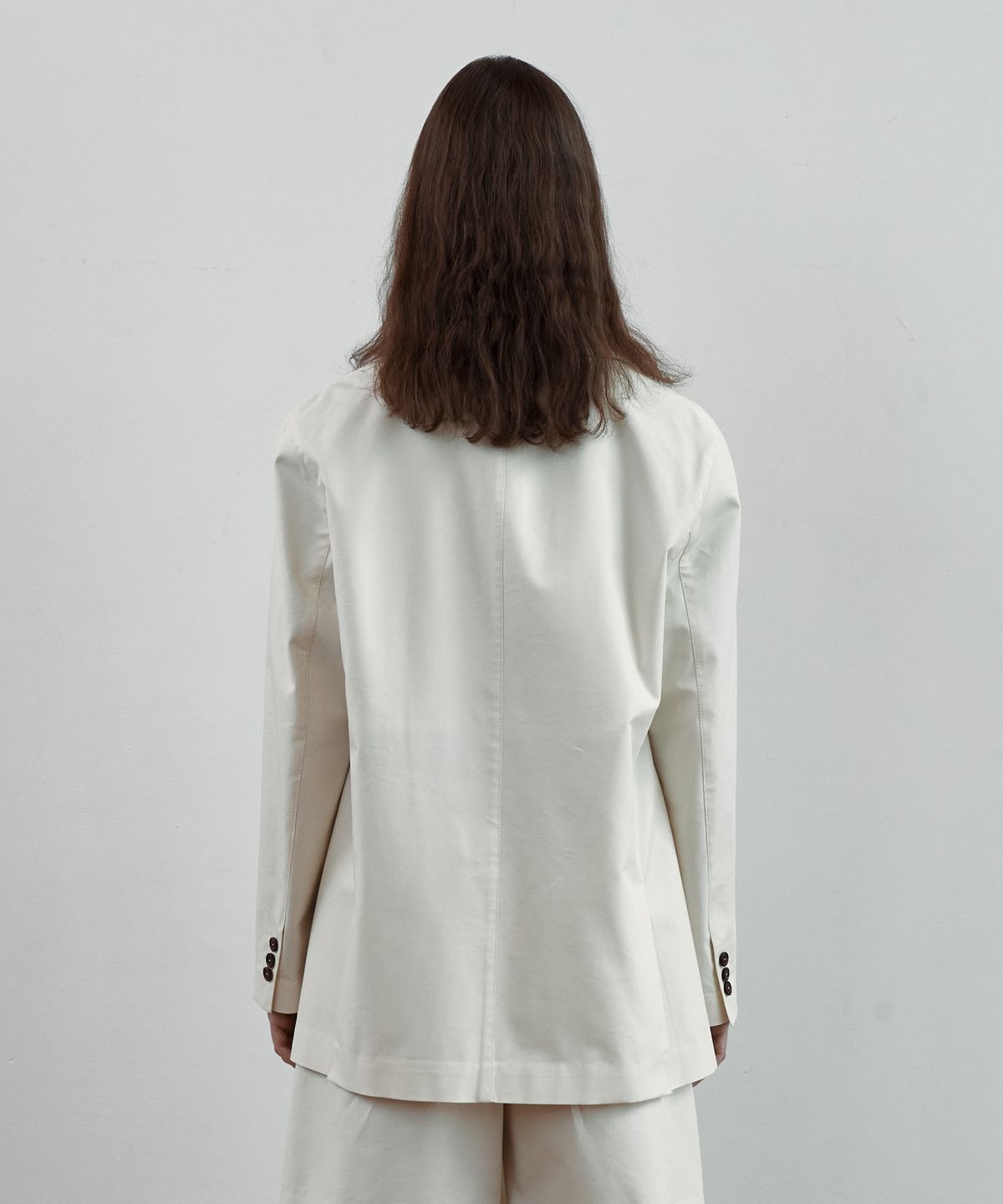 스텝어라운드(STEP AROUND) Set-up wide pocket casual jacket [IVORY]