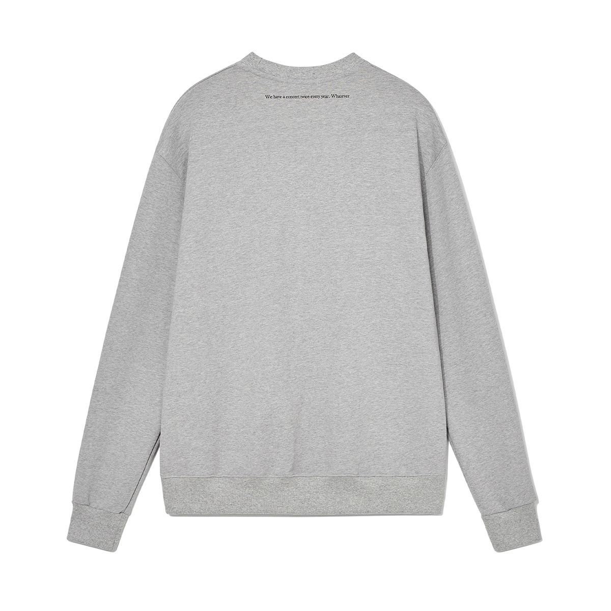 조거쉬(JOEGUSH) My cat is Rockstar Sweatshirts (Grey/Black)
