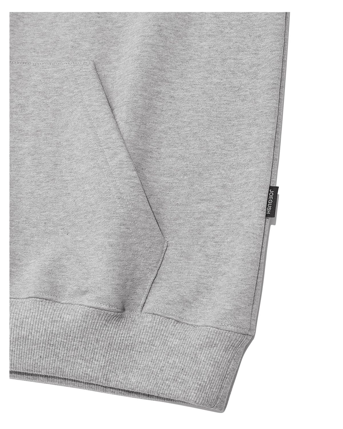 조거쉬(JOEGUSH) My cat is Rockstar Hoodie (Grey/Black)