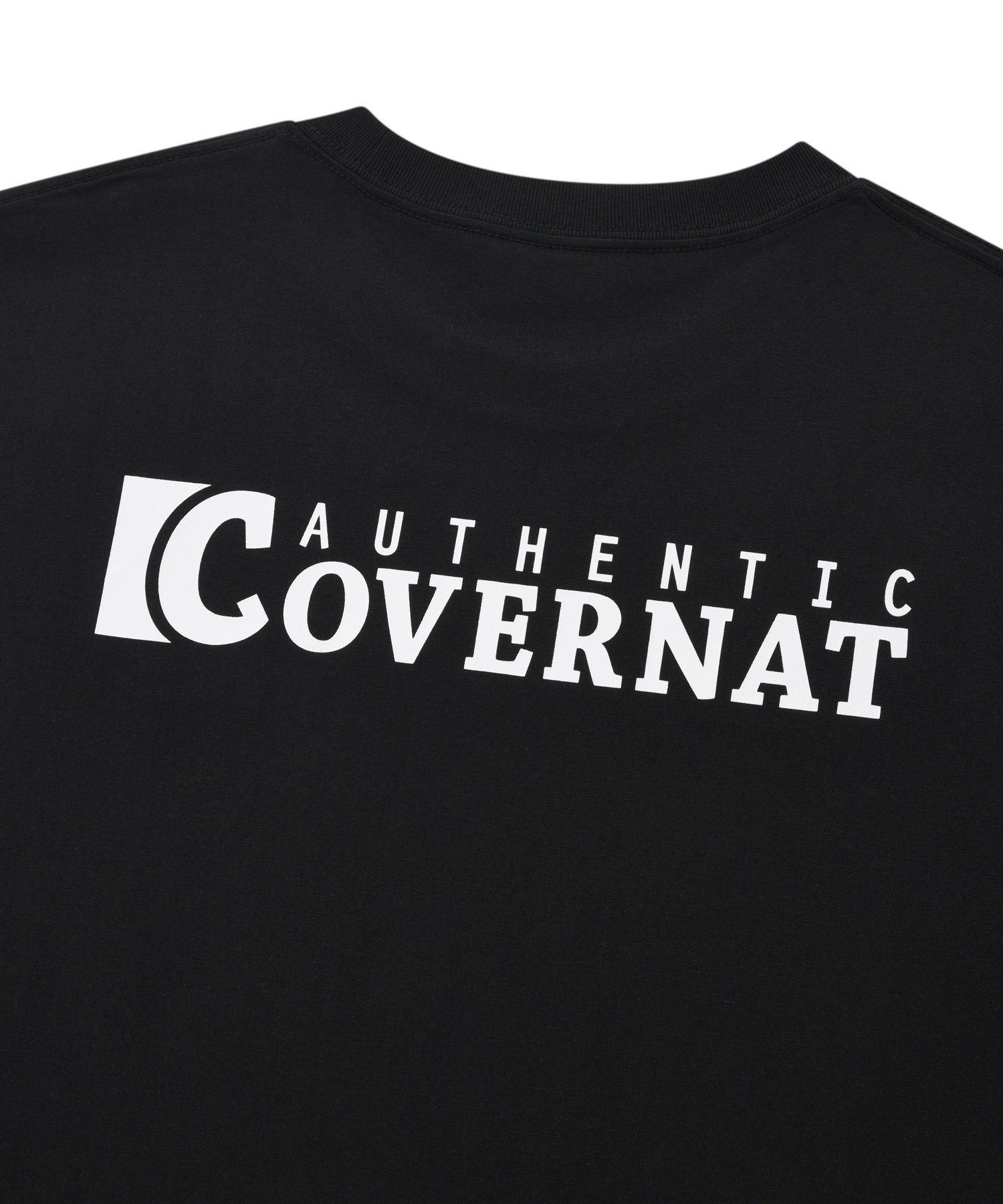 MUSINSA | COVERNAT Box Authentic Logo T-Shirt Black