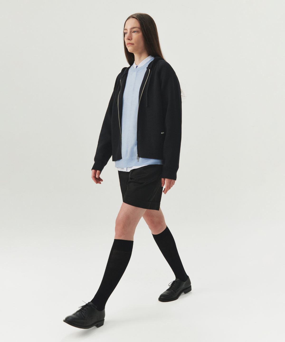 르바(LEVAR) Cotton Chino Short Pants - Black