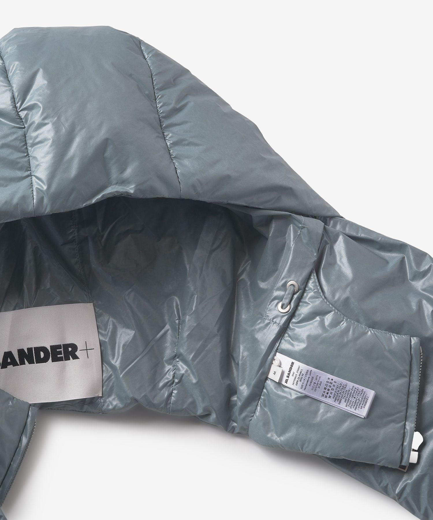 JIL SANDER｜MUFFLERS (DOWN SCARF - RECYCLED POLYESTER PL Recycled Polyester Down Scarf in Black – SVRN
