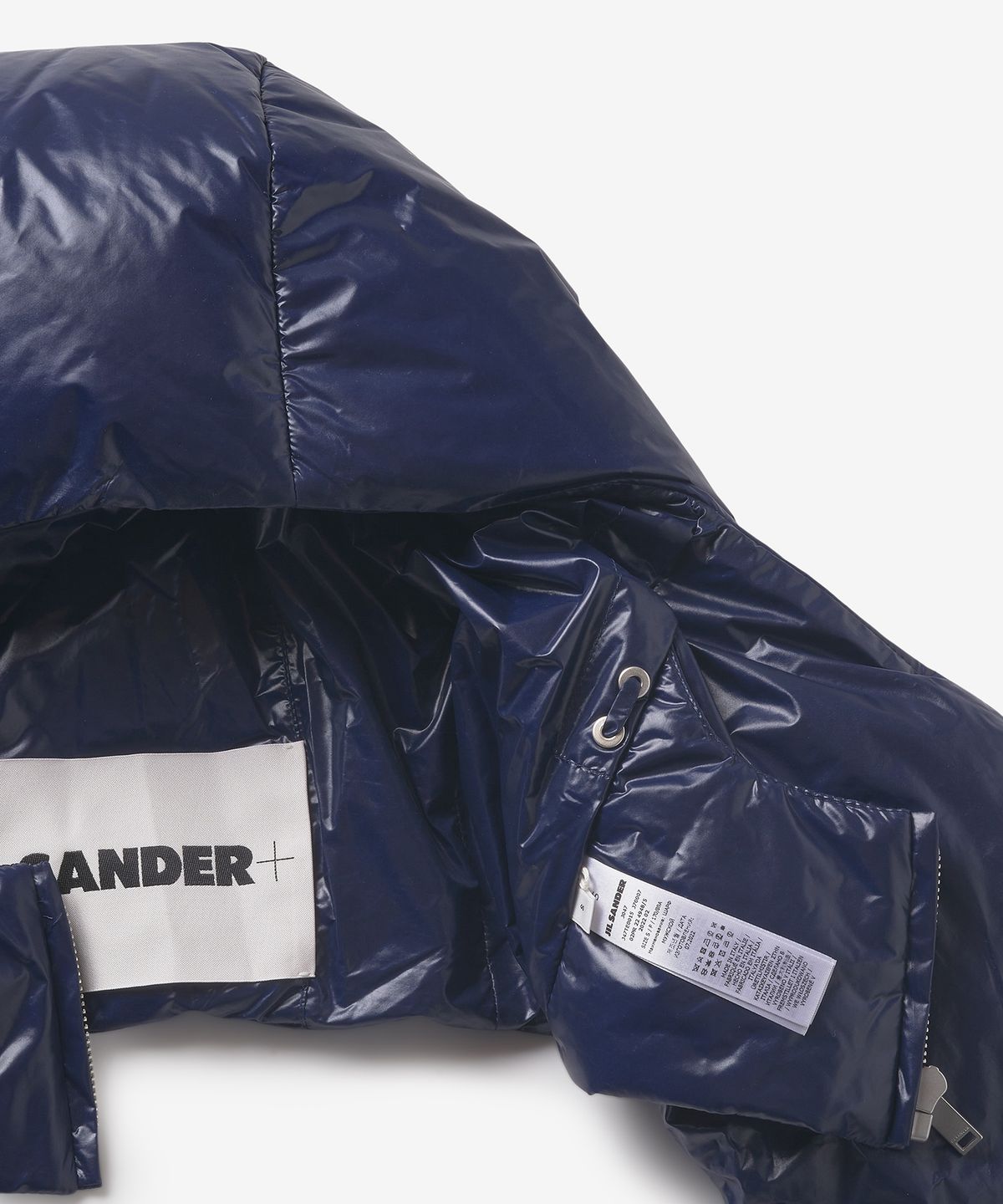 질 샌더(JIL SANDER) 리사이클 나일론 다운 머플러 - 네이비 / J47TE0015J70007419