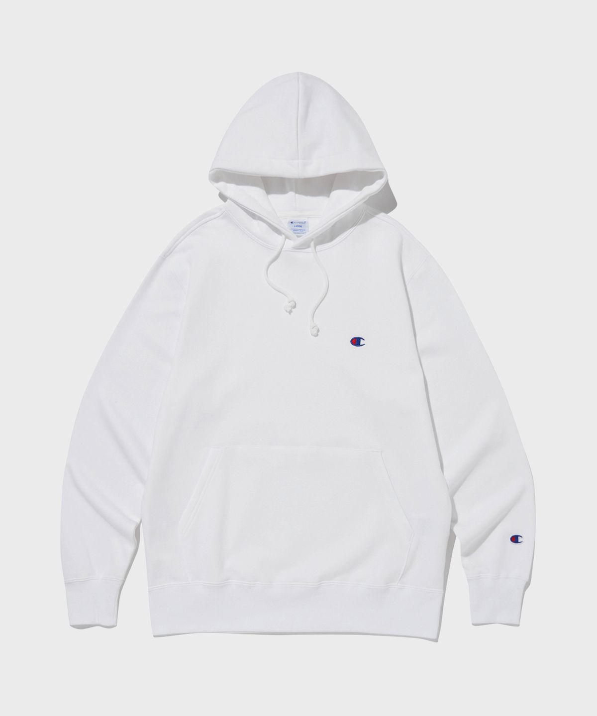 챔피온(CHAMPION) C로고 후드 티셔츠 White