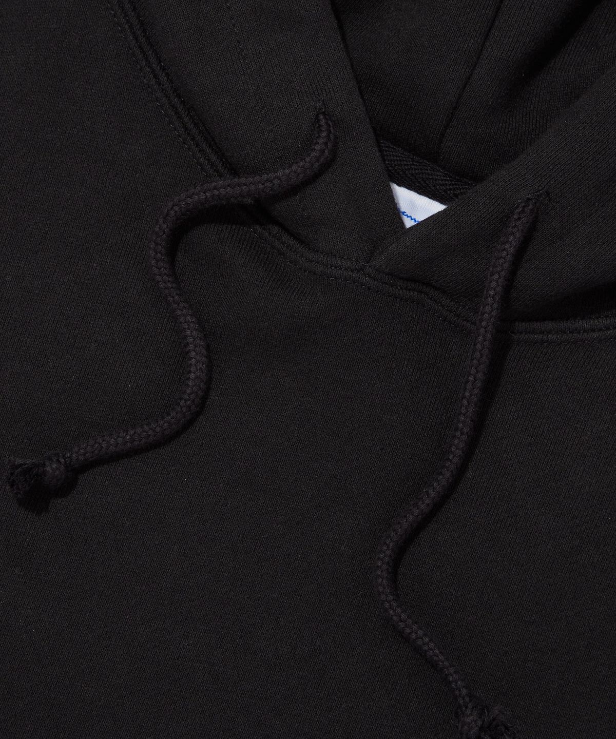 챔피온(CHAMPION) 베이직 C로고 후드 티셔츠 Black