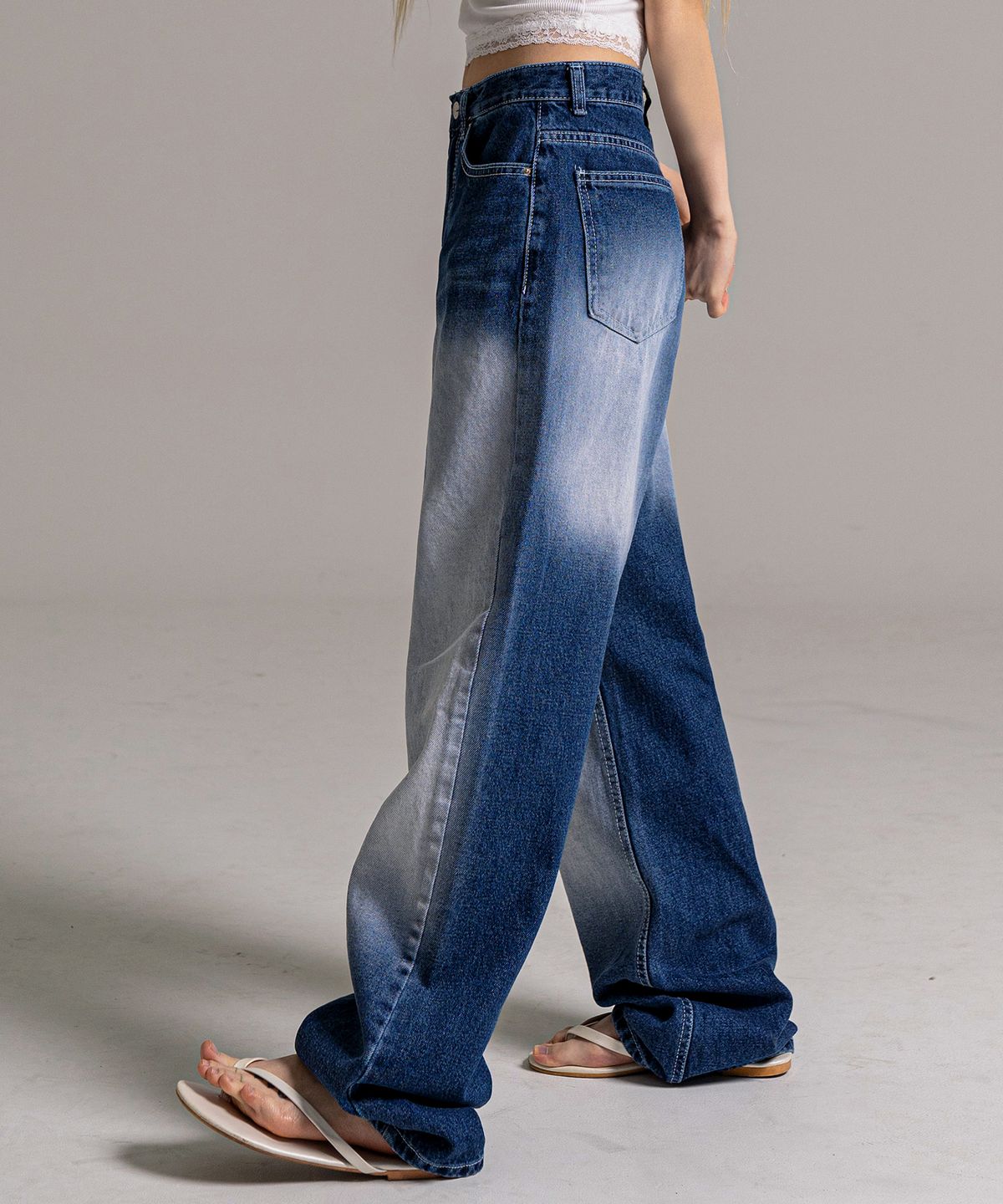 판도라핏(PANDORAFIT) [WIDE] Glister Jeans
