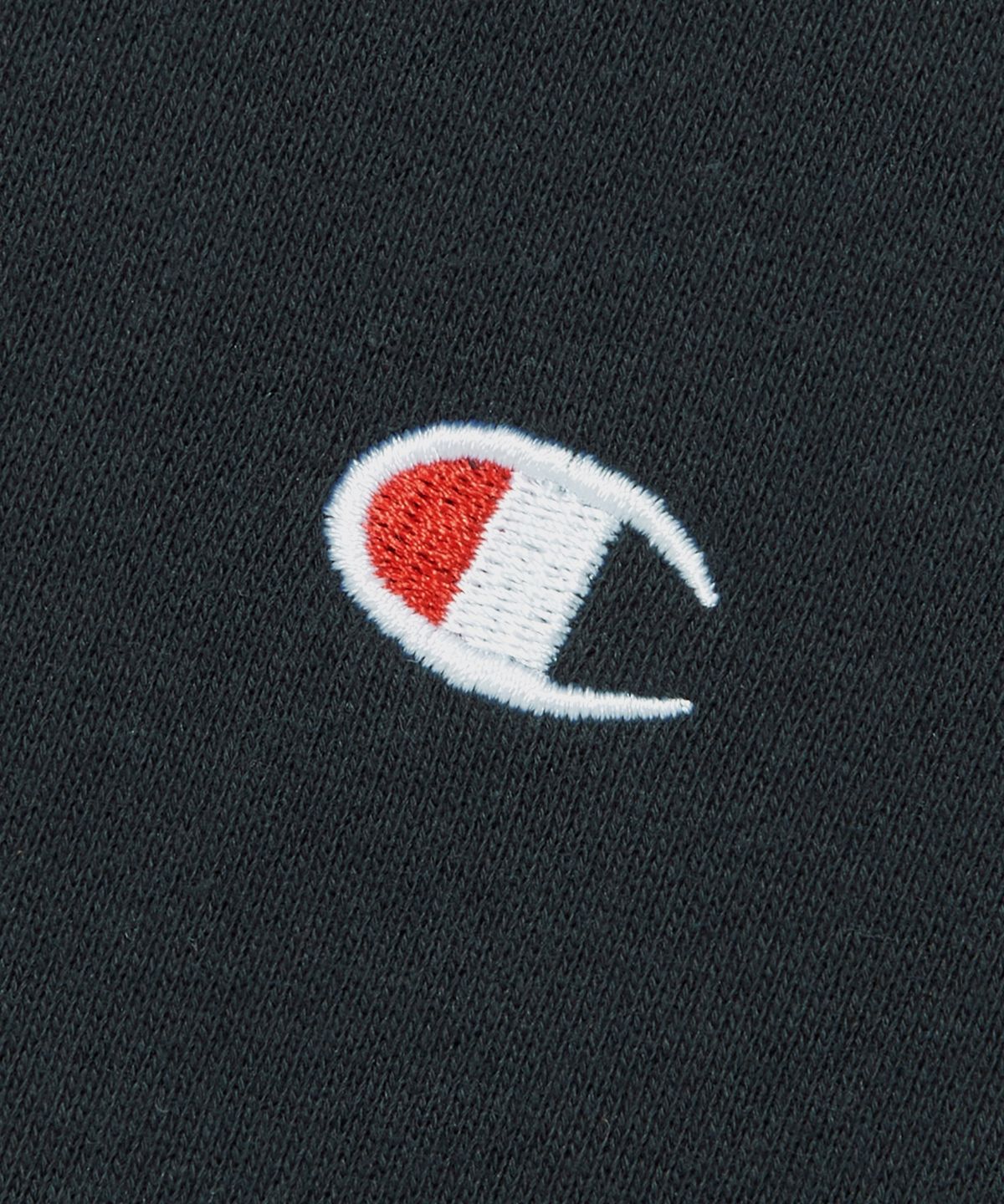 챔피온(CHAMPION) 베이직 C로고 후드 티셔츠 Normal Navy