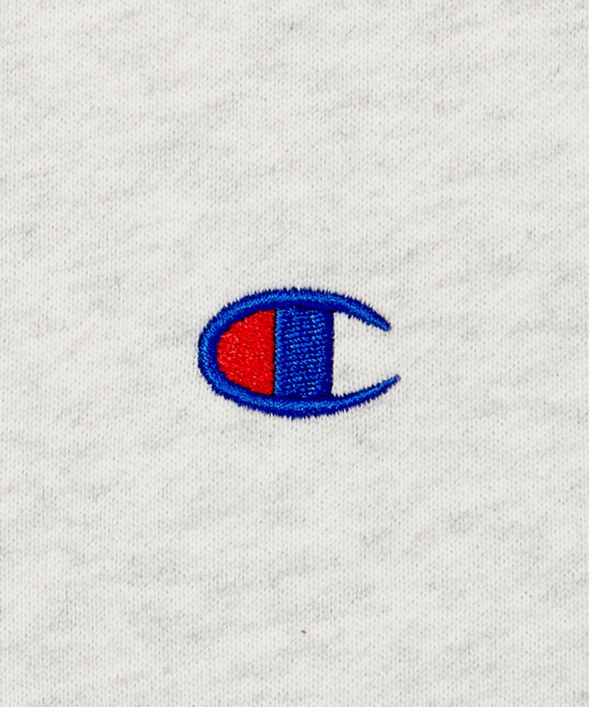 챔피온(CHAMPION) 베이직 C로고 후드 티셔츠 Cream