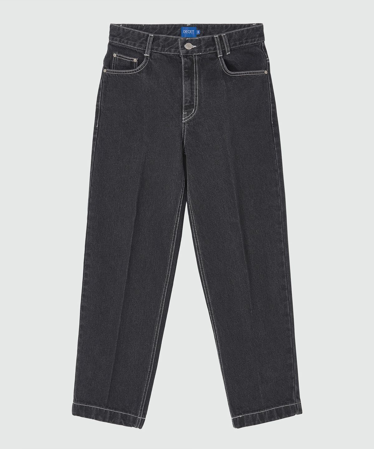 데케트(DECET) Dawn Cropped Tapered Jeans DCPT001LightBlack