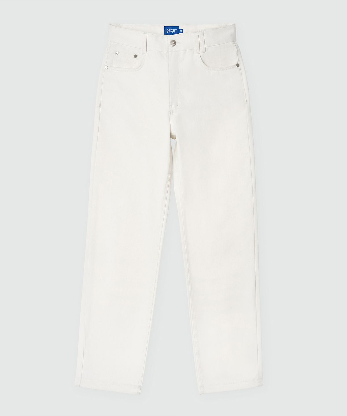 데케트(DECET) Dawn Semi Wide Jeans DCPT002Ivory