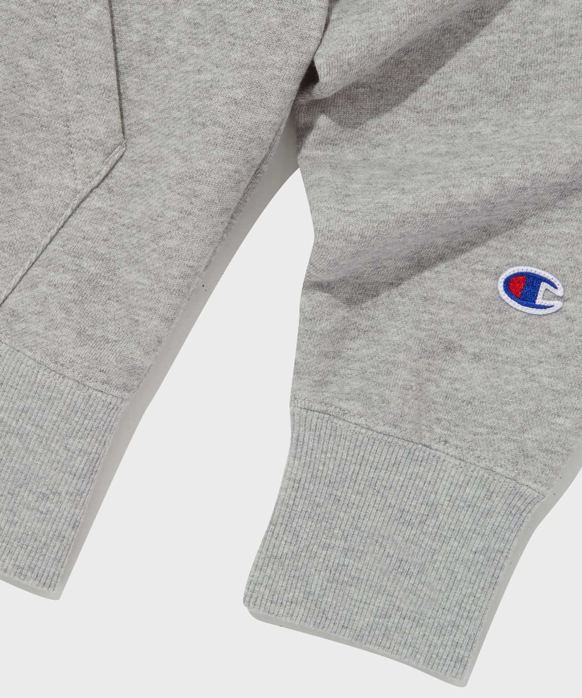 챔피온(CHAMPION) 베이직 C로고 후드 집업 Normal Grey