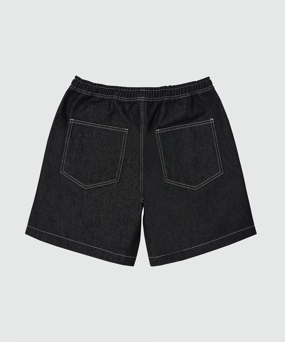 데케트(DECET) Comfortable Banding Denim Shorts DCPT026CPBlack