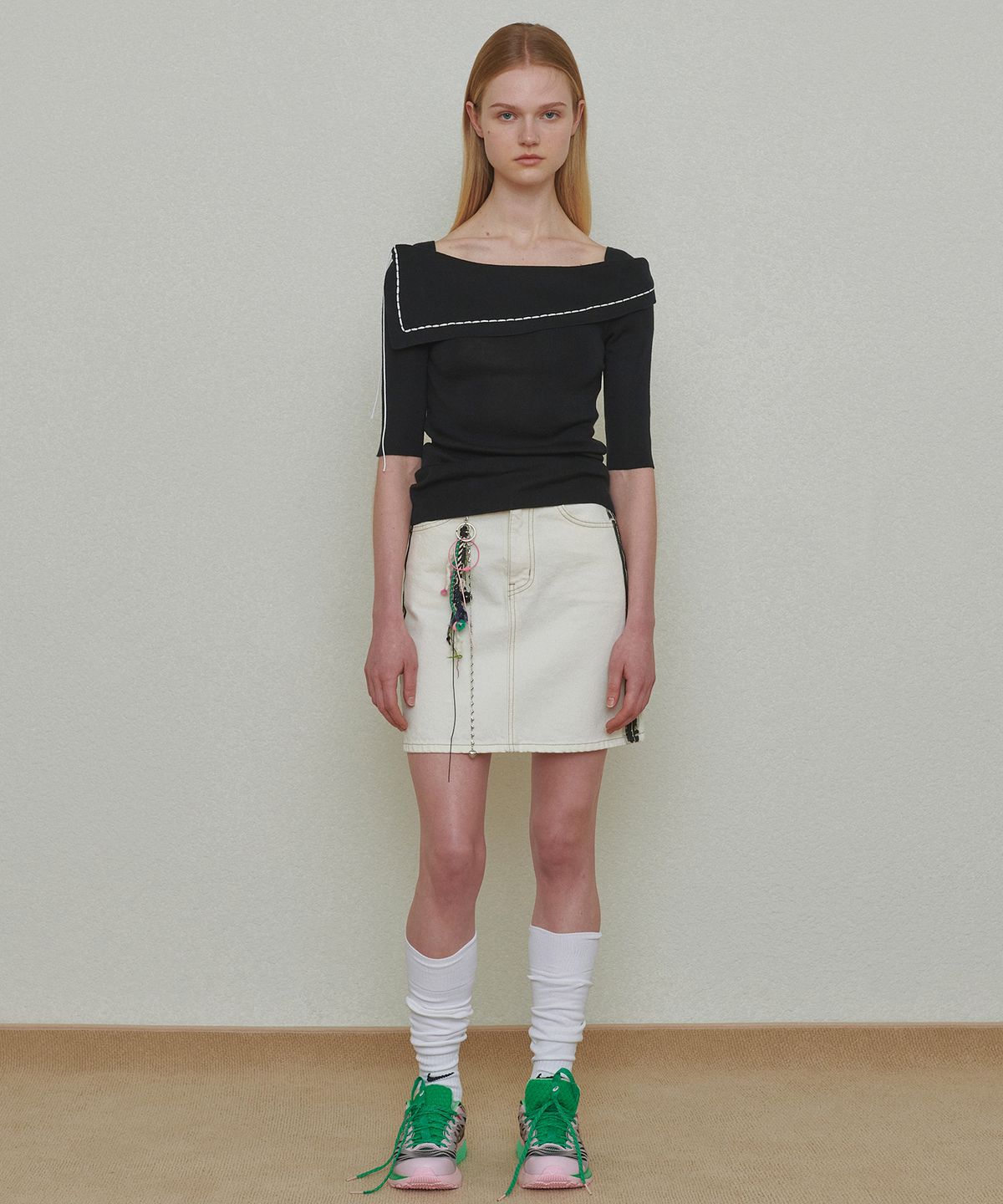 하케쉬(HACKESCH) Didy Skirt_Ivory