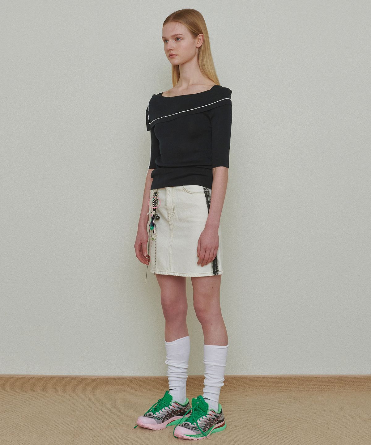 하케쉬(HACKESCH) Didy Skirt_Ivory