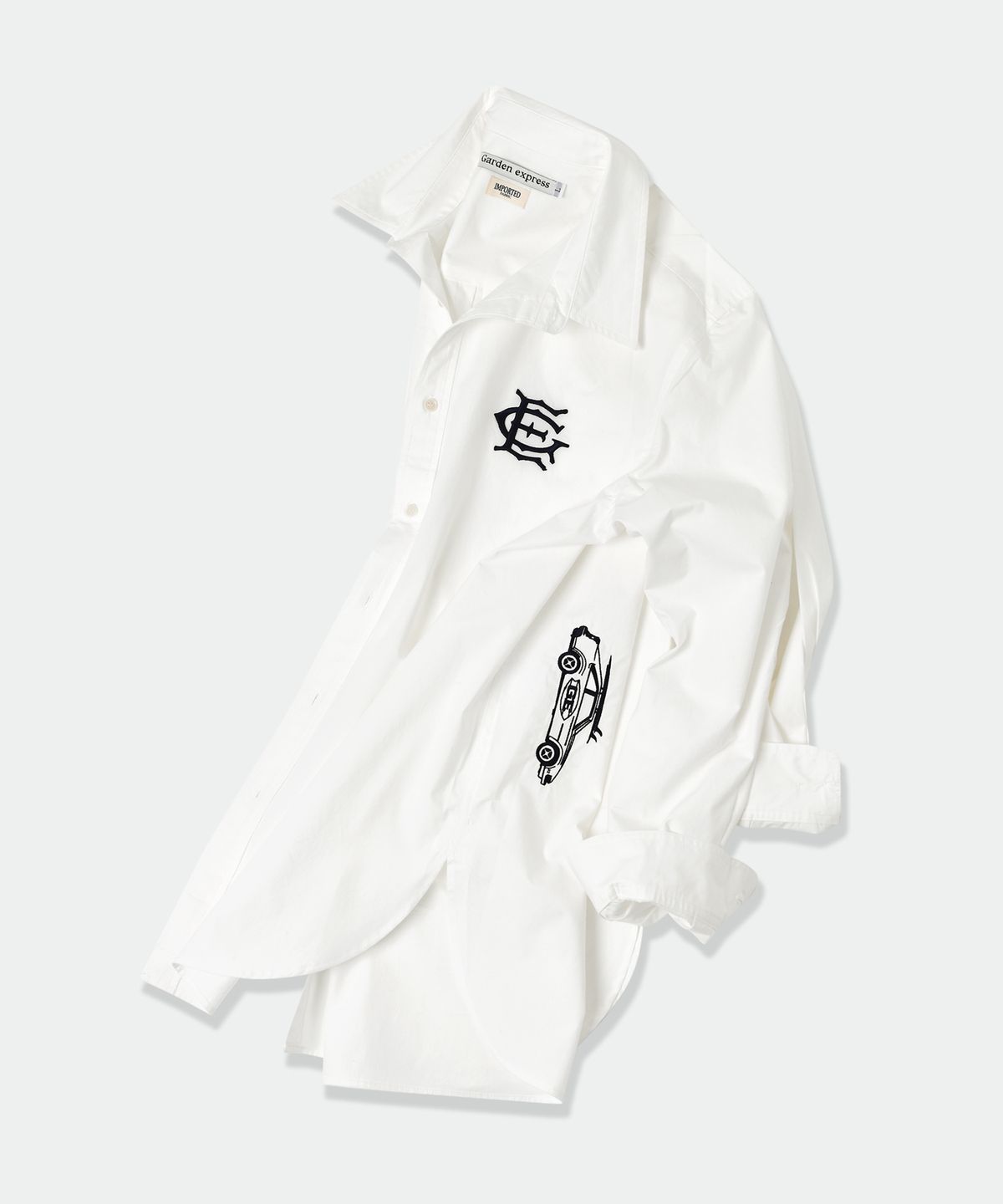 가든익스프레스(GARDEN EXPRESS) EMBROIDERED COMFORT SHIRT  (white)