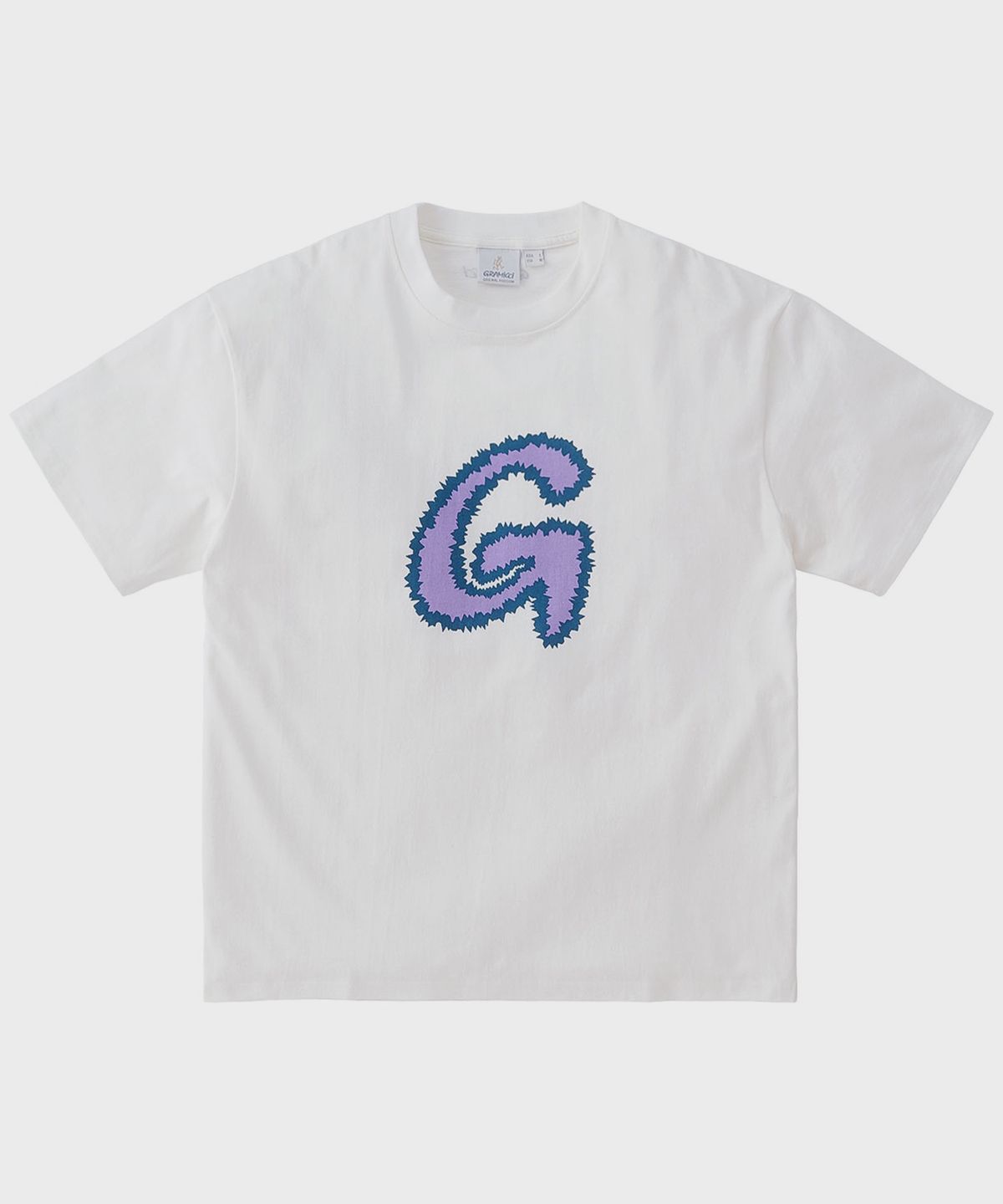 그라미치(GRAMICCI) FUZZY G로고 티셔츠 White