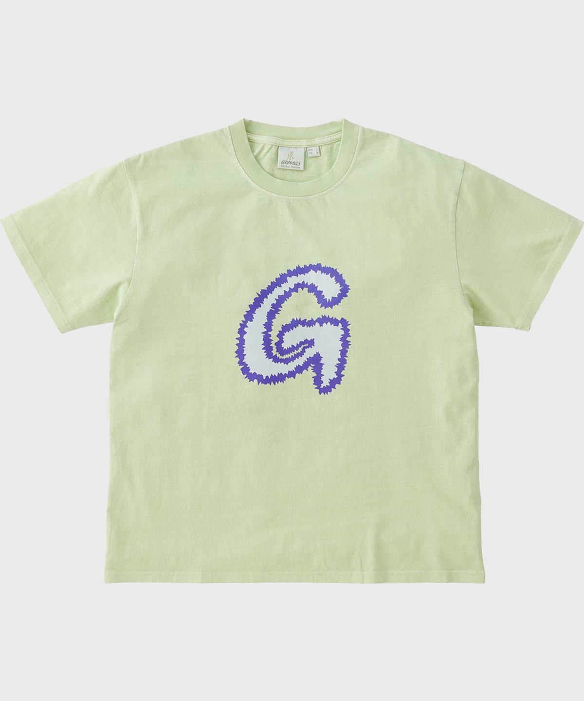 그라미치(GRAMICCI) FUZZY G로고 티셔츠 Smoky Mint Pigment