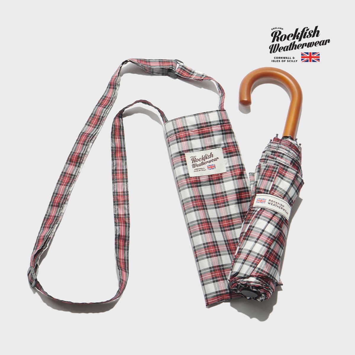 락피쉬웨더웨어(ROCKFISH WEATHERWEAR) CLASSIC UMBRELLA SHORT (DOT) - BLACK