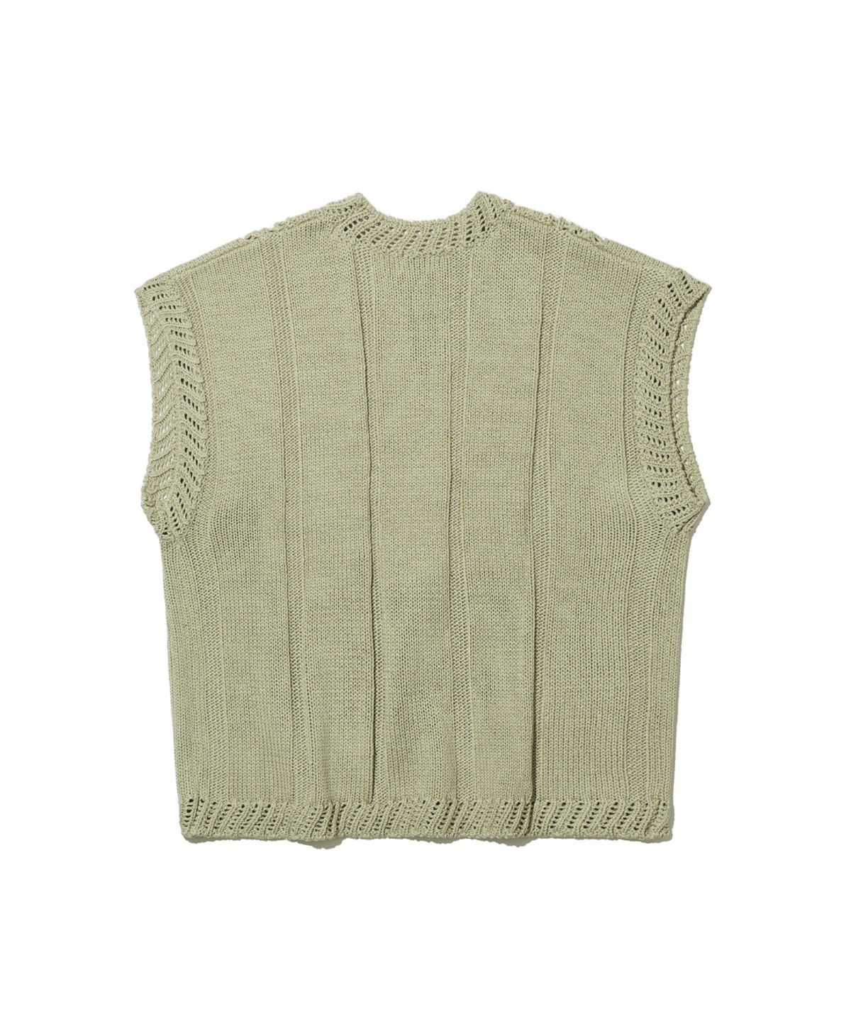 빅유니온(BIG UNION) DIA KNIT VEST / ASH MINT