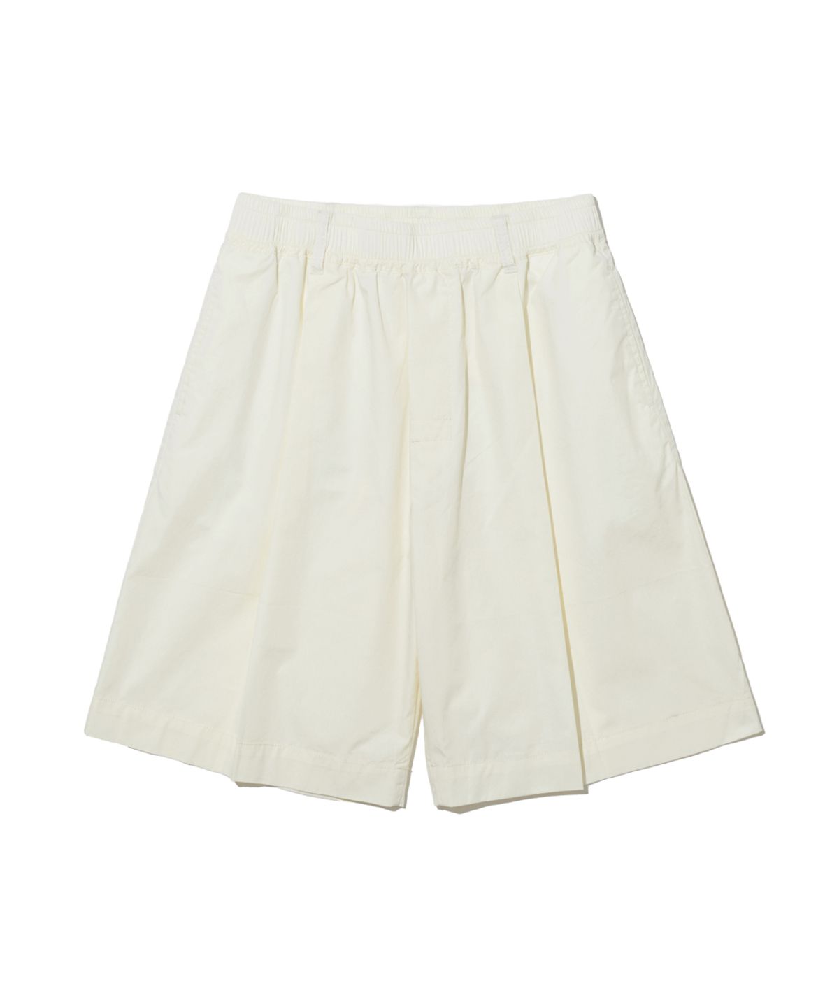 빅유니온(BIG UNION) WIDE PINTUCK SHORTS / IVORY
