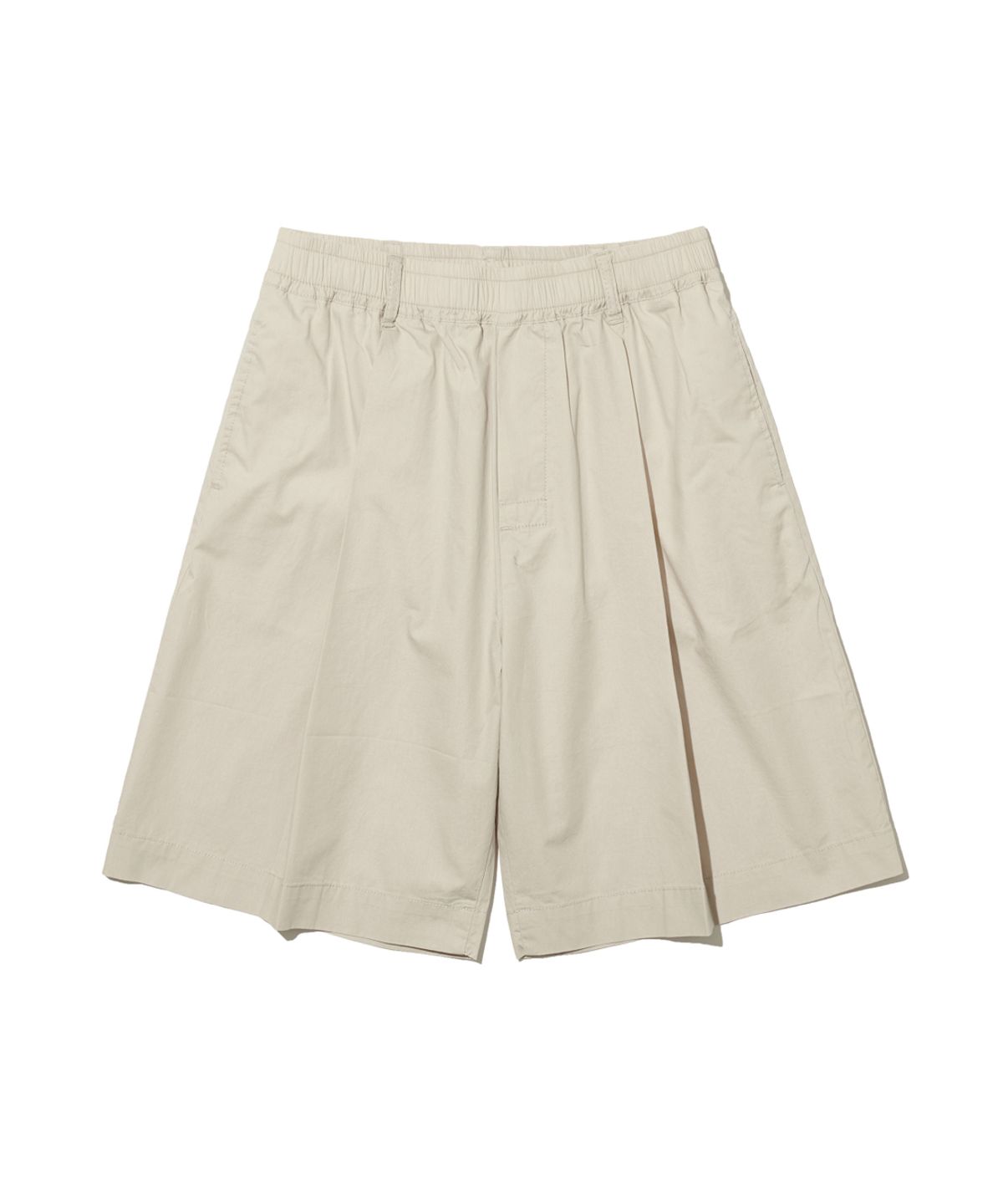 빅유니온(BIG UNION) WIDE PINTUCK SHORTS / BEIGE