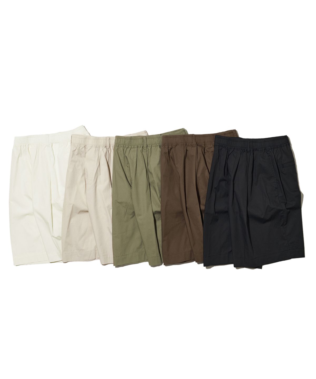 빅유니온(BIG UNION) WIDE PINTUCK SHORTS / BEIGE