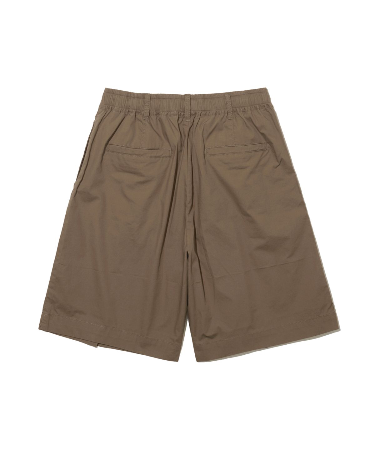 빅유니온(BIG UNION) WIDE PINTUCK SHORTS / BROWN