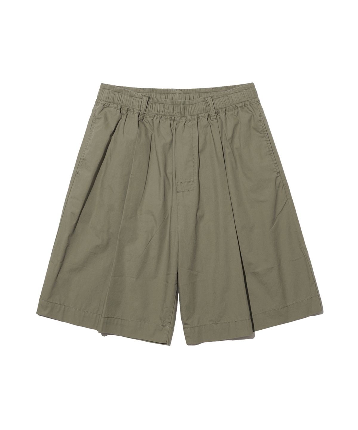 빅유니온(BIG UNION) WIDE PINTUCK SHORTS / OLIVE