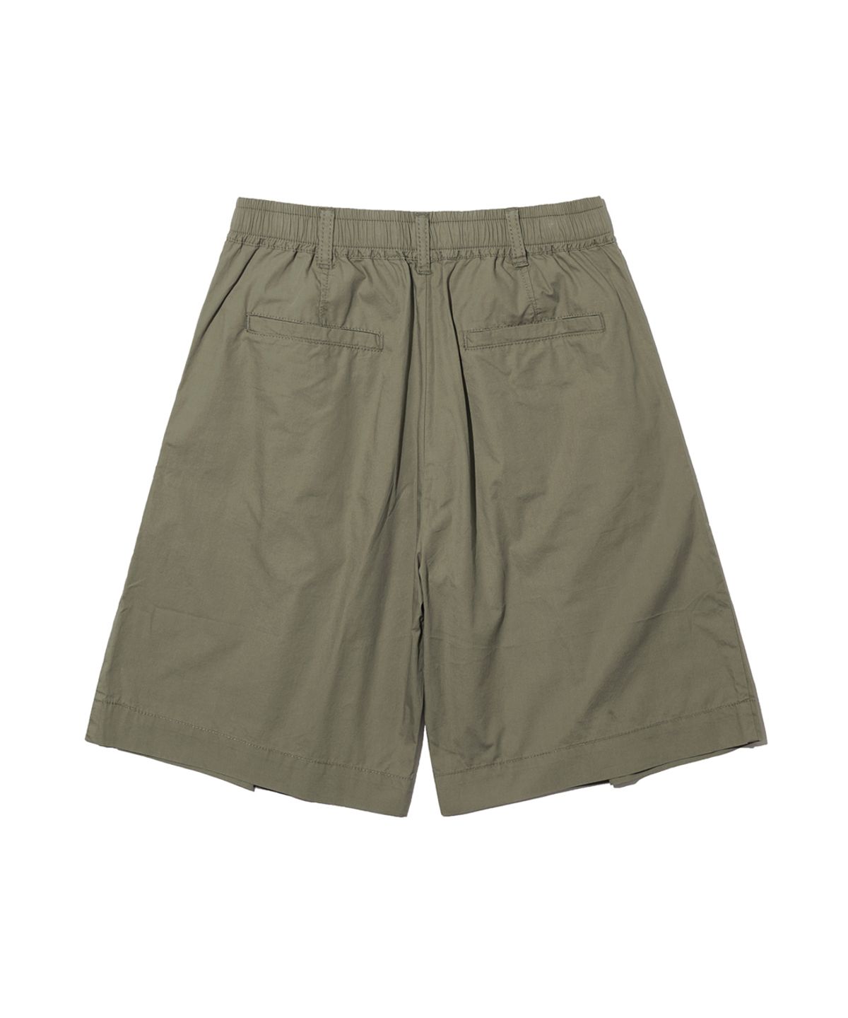 빅유니온(BIG UNION) WIDE PINTUCK SHORTS / OLIVE