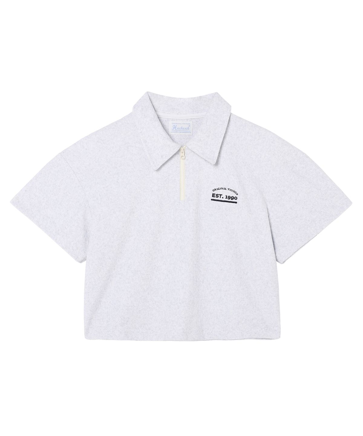 하케쉬(HACKESCH) Tetti Zipup Top_Melange Gray