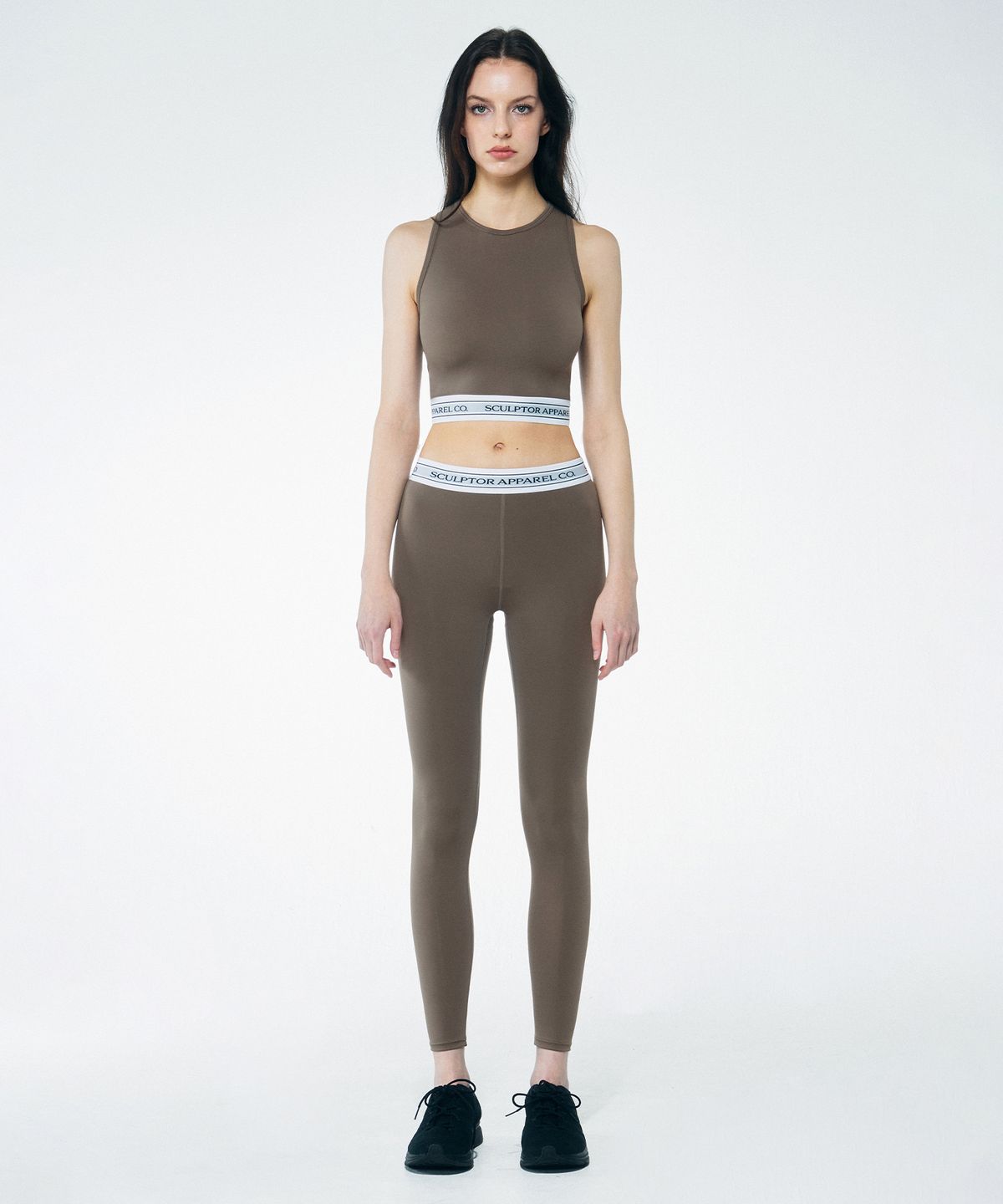 스컬프터(SCULPTOR) Banding Training Tights Brown