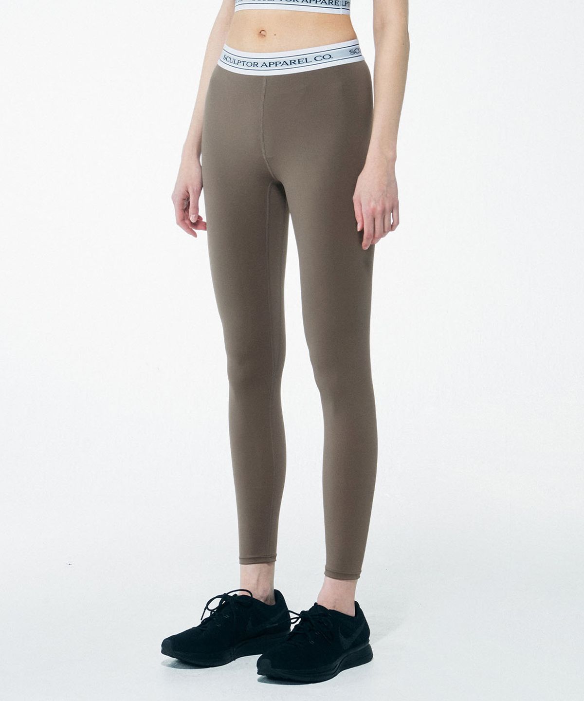 스컬프터(SCULPTOR) Banding Training Tights Brown