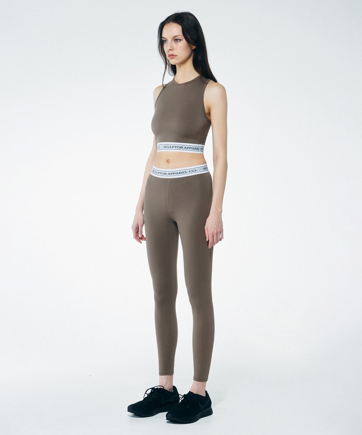 스컬프터(SCULPTOR) Banding Training Tights Brown